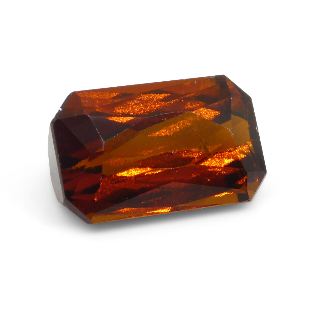 6.08ct Scissor Cut Reddish Orange Hessonite Garnet from Sri Lanka - Skyjems Wholesale Gemstones