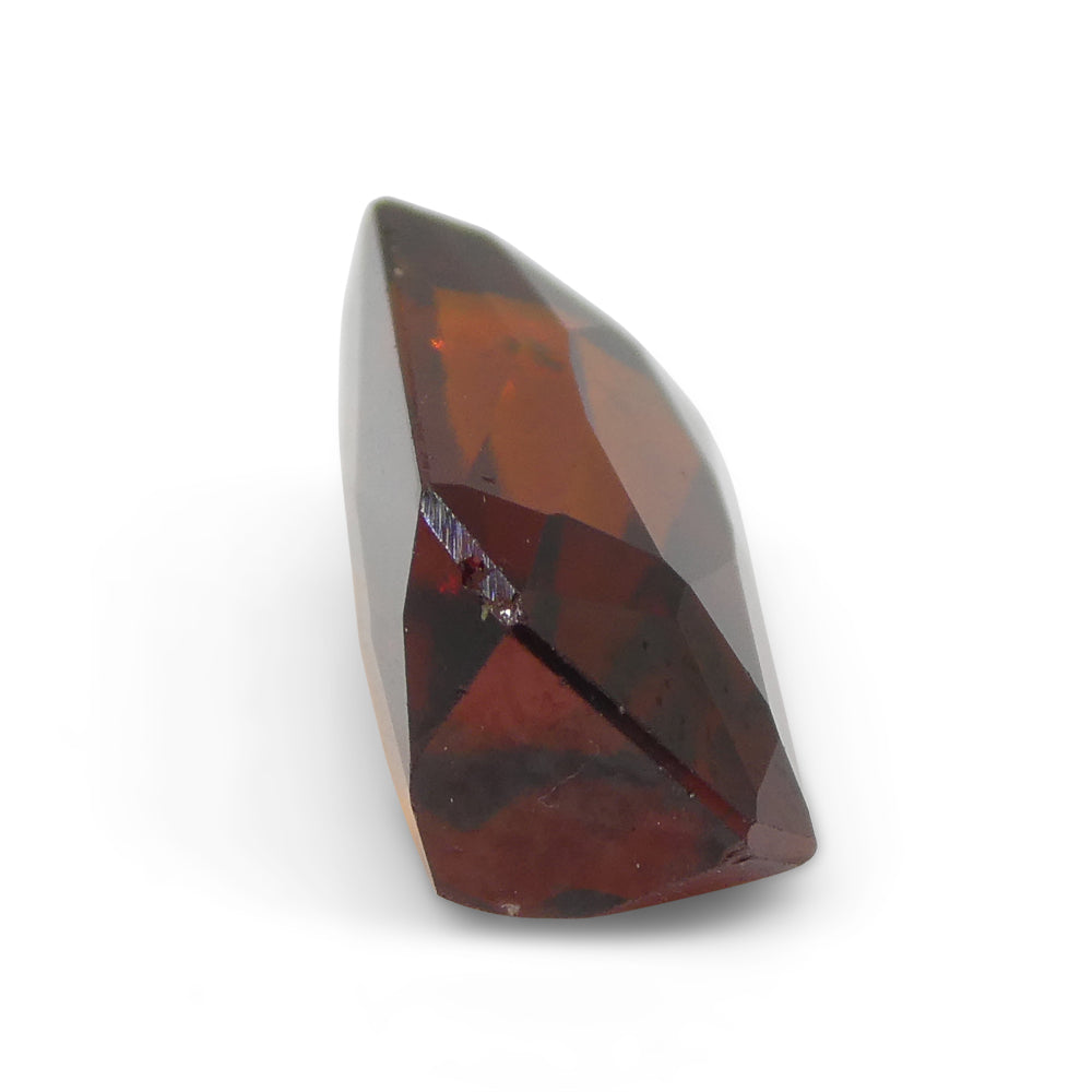 6.08ct Scissor Cut Reddish Orange Hessonite Garnet from Sri Lanka - Skyjems Wholesale Gemstones