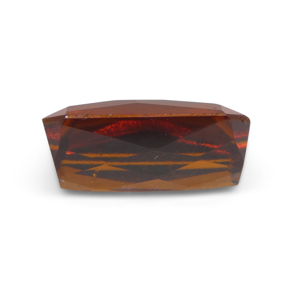 6.08ct Scissor Cut Reddish Orange Hessonite Garnet from Sri Lanka - Skyjems Wholesale Gemstones