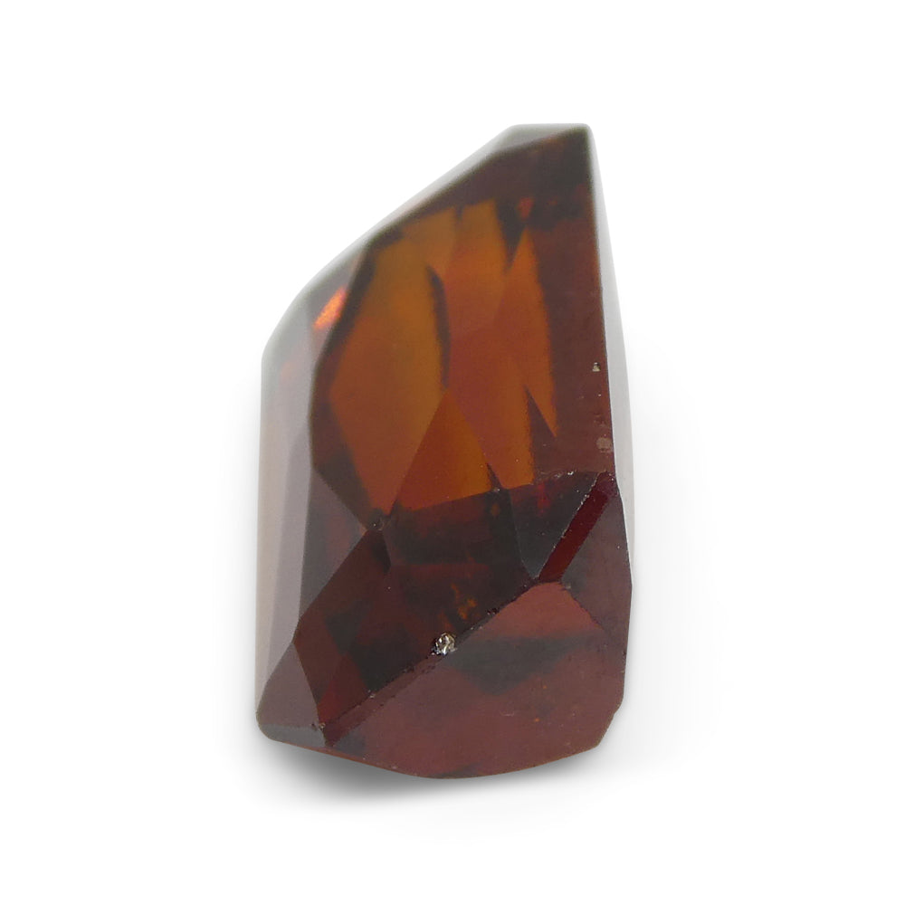 6.08ct Scissor Cut Reddish Orange Hessonite Garnet from Sri Lanka - Skyjems Wholesale Gemstones