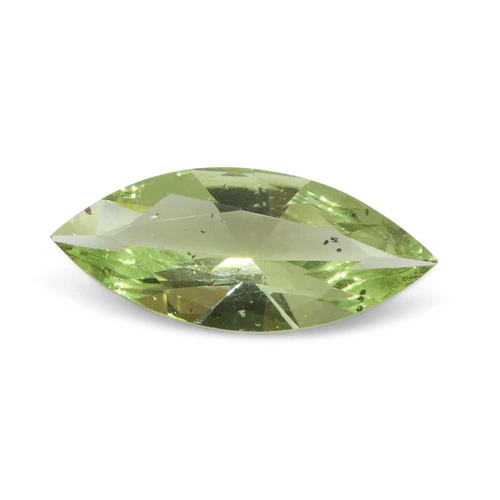 1.85ct Marquise Mint Green Tsavorite Garnet from Tanzania, rare gemstone by SkyJems Canadian gem specialists
