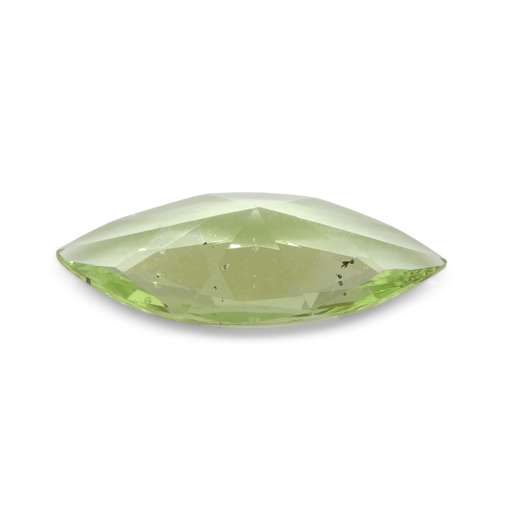 1.85ct Marquise Mint Green Tsavorite Garnet from Tanzania, rare gemstone by SkyJems Canadian gem specialists