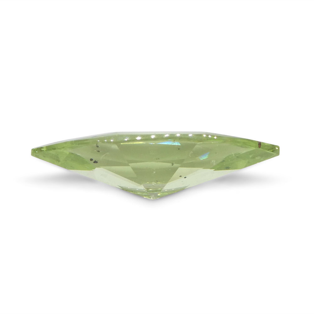 1.85ct Marquise Mint Green Tsavorite Garnet from Tanzania, rare gemstone by SkyJems Canadian gem specialists