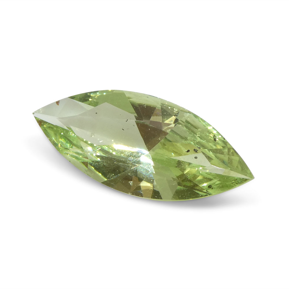 1.85ct Marquise Mint Green Tsavorite Garnet from Tanzania, rare gemstone by SkyJems Canadian gem specialists