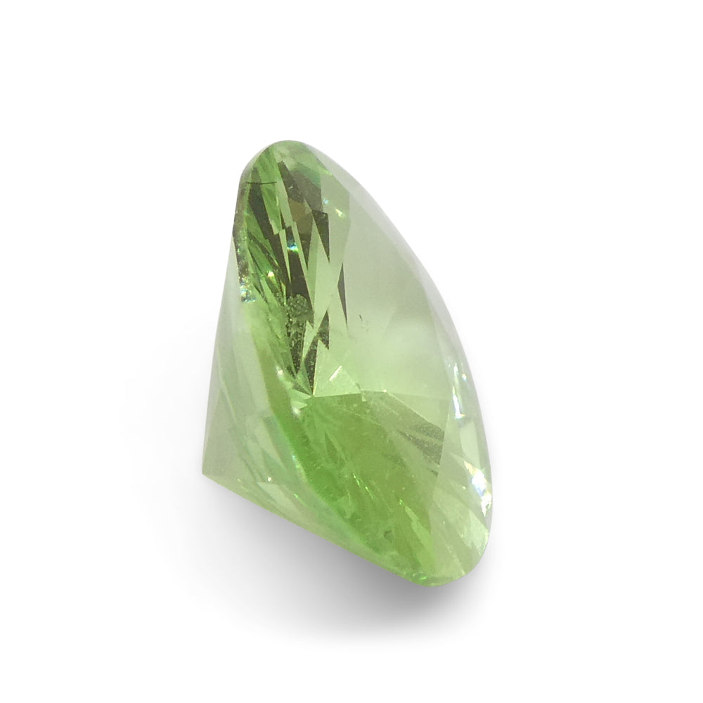 1.69ct Oval Mint Green Tsavorite Garnet from Tanzania, rare gemstone by SkyJems Canadian gem specialists