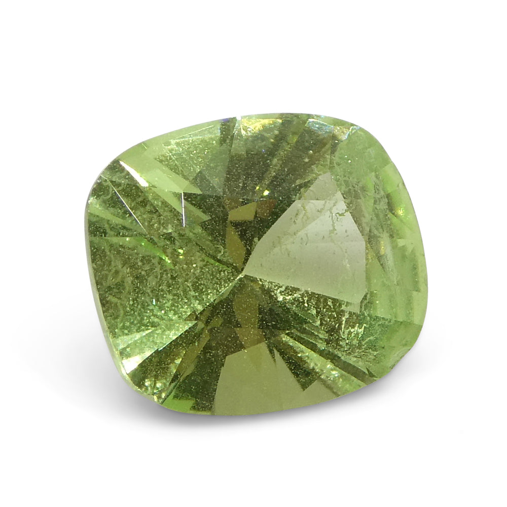 1.94ct Cushion Green Mint Garnet from Tanzania - Skyjems Wholesale Gemstones