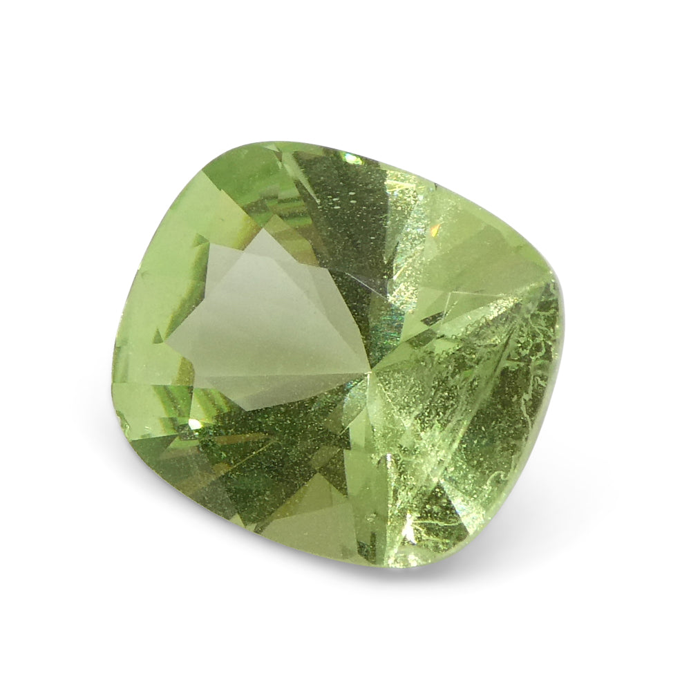 1.94ct Cushion Green Mint Garnet from Tanzania - Skyjems Wholesale Gemstones