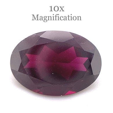 6.38ct Oval Purple Rhodolite Garnet from Mozambique - Skyjems Wholesale Gemstones