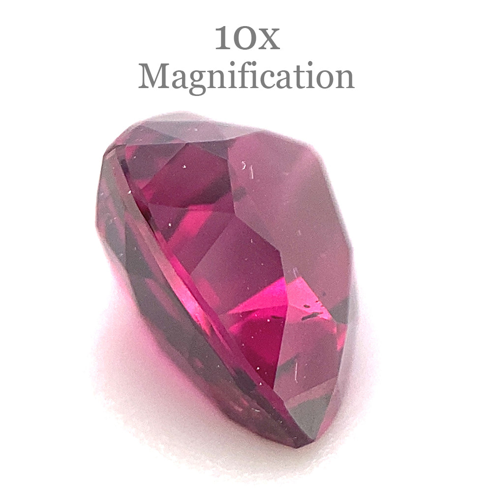 3.83ct Trillion Purple Rhodolite Garnet from Mozambique - Skyjems Wholesale Gemstones