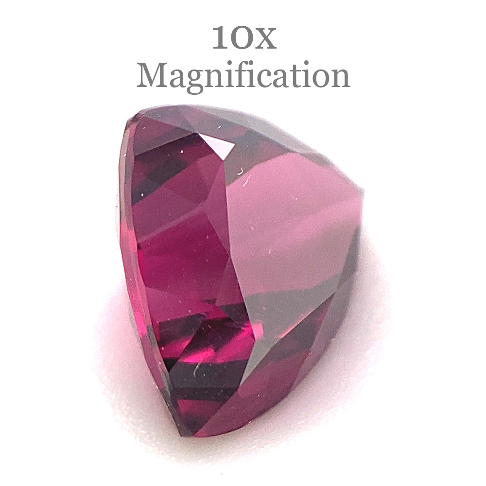 3.83ct Trillion Purple Rhodolite Garnet from Mozambique - Skyjems Wholesale Gemstones