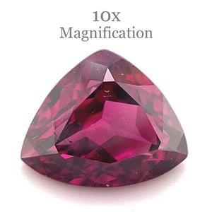 3.83ct Trillion Purple Rhodolite Garnet from Mozambique - Skyjems Wholesale Gemstones