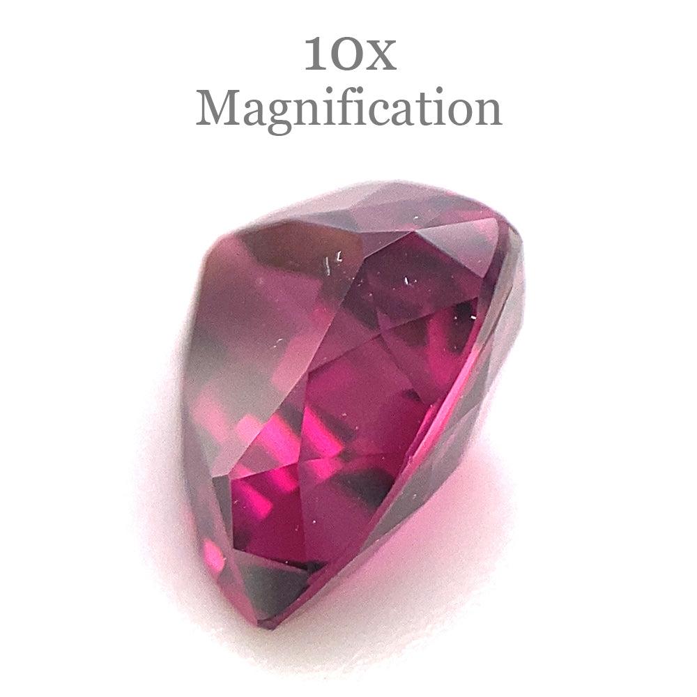 3.83ct Trillion Purple Rhodolite Garnet from Mozambique - Skyjems Wholesale Gemstones