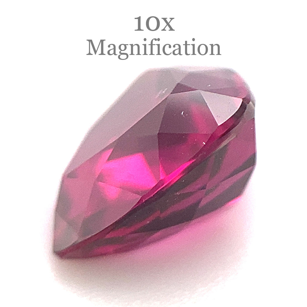 3.83ct Trillion Purple Rhodolite Garnet from Mozambique - Skyjems Wholesale Gemstones