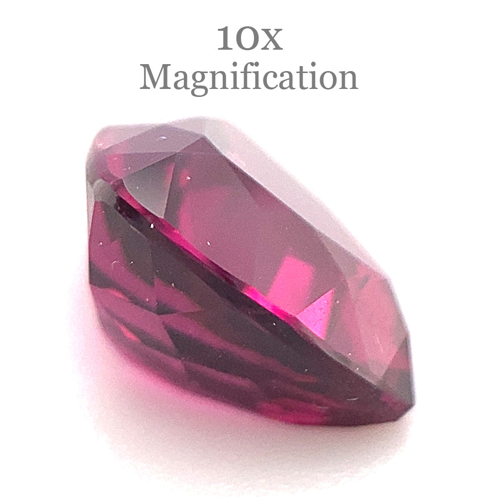 3.83ct Trillion Purple Rhodolite Garnet from Mozambique - Skyjems Wholesale Gemstones