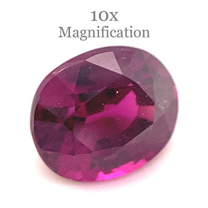 1.79ct Oval Purple Rhodolite Garnet from Mozambique - Skyjems Wholesale Gemstones