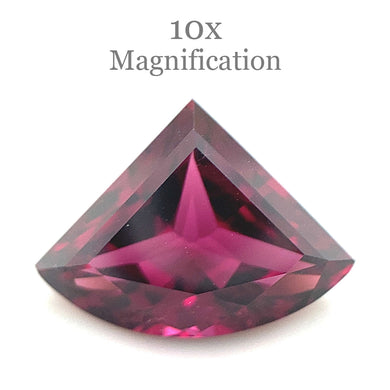 5.13ct Fan Cut Purple Rhodolite Garnet from Mozambique - Skyjems Wholesale Gemstones