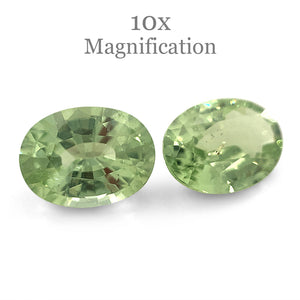 4.33ct Oval Mint Garnet Pair - Skyjems Wholesale Gemstones