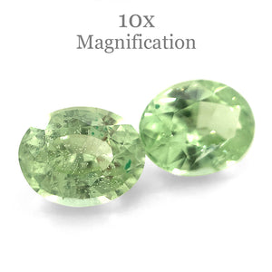 3.55ct Oval Mint Garnet Pair - Skyjems Wholesale Gemstones
