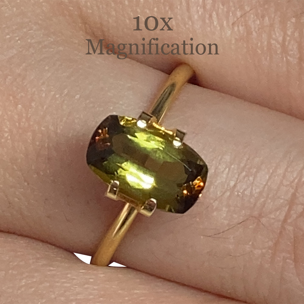 2.09ct Cushion Andalusite GIA Certified