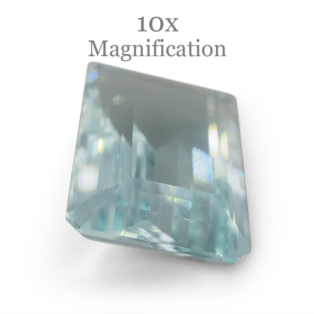 11.54ct Octagonal/Emerald Cut  Aquamarine GIA Certified - Skyjems Wholesale Gemstones