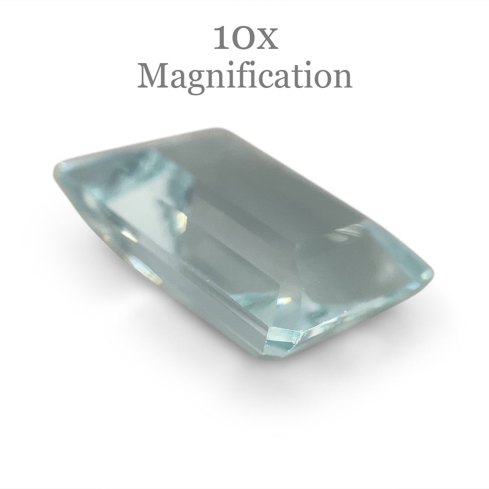 11.54ct Octagonal/Emerald Cut  Aquamarine GIA Certified - Skyjems Wholesale Gemstones