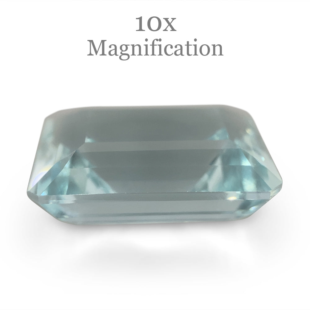 11.54ct Octagonal/Emerald Cut  Aquamarine GIA Certified - Skyjems Wholesale Gemstones