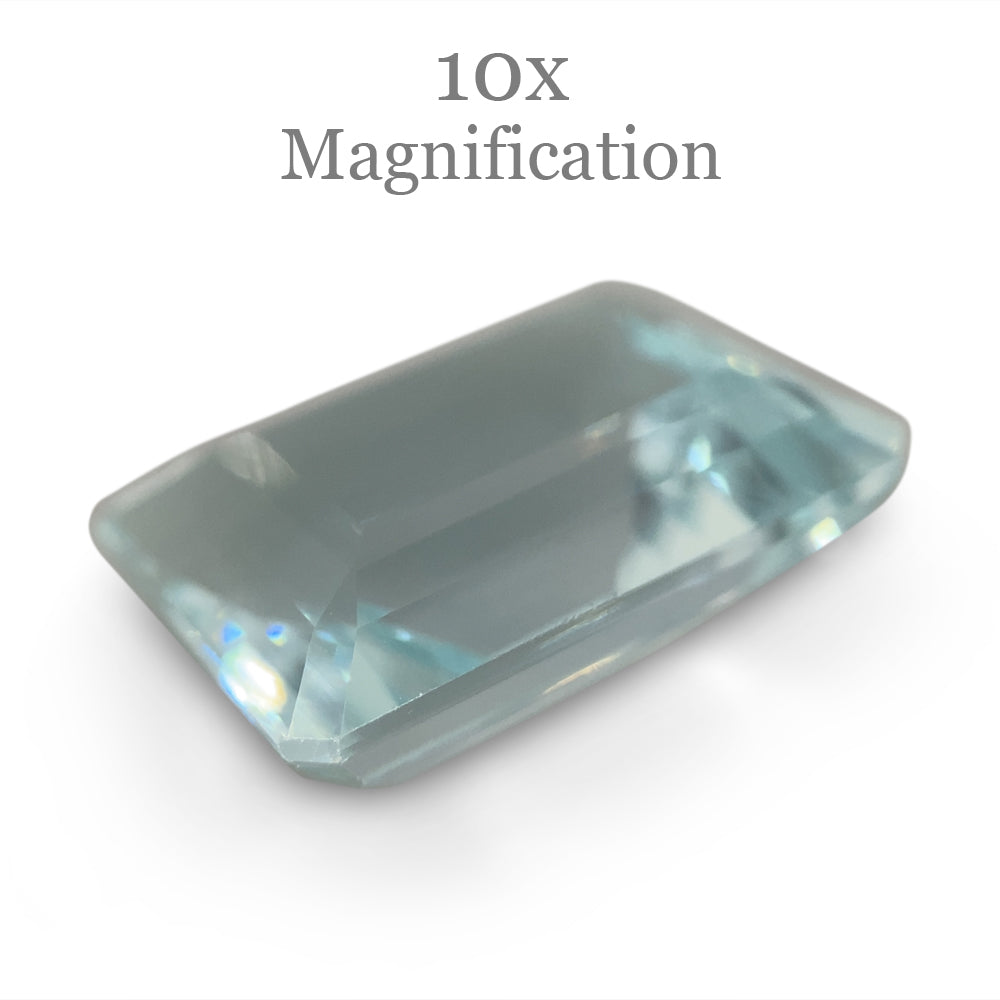 11.54ct Octagonal/Emerald Cut  Aquamarine GIA Certified - Skyjems Wholesale Gemstones