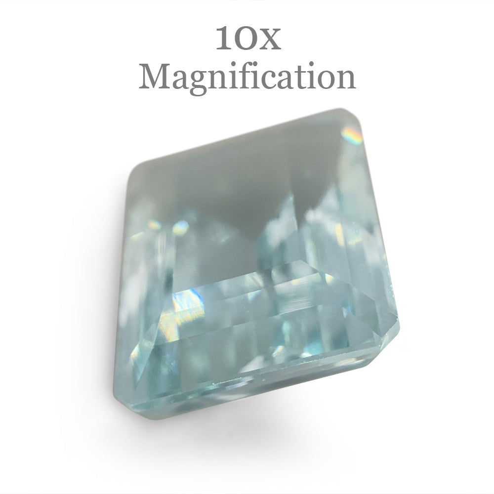 11.54ct Octagonal/Emerald Cut  Aquamarine GIA Certified - Skyjems Wholesale Gemstones