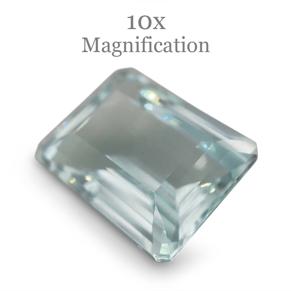 11.54ct Octagonal/Emerald Cut  Aquamarine GIA Certified - Skyjems Wholesale Gemstones