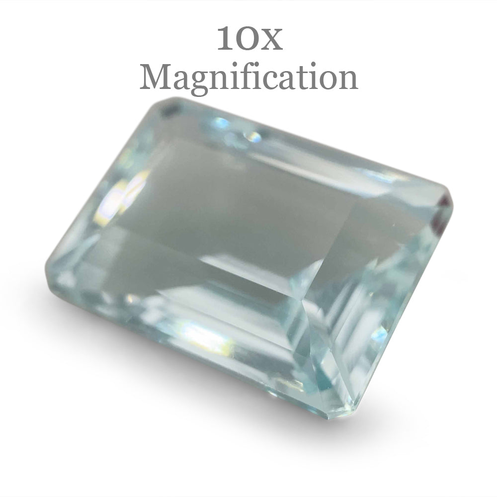 11.54ct Octagonal/Emerald Cut  Aquamarine GIA Certified - Skyjems Wholesale Gemstones