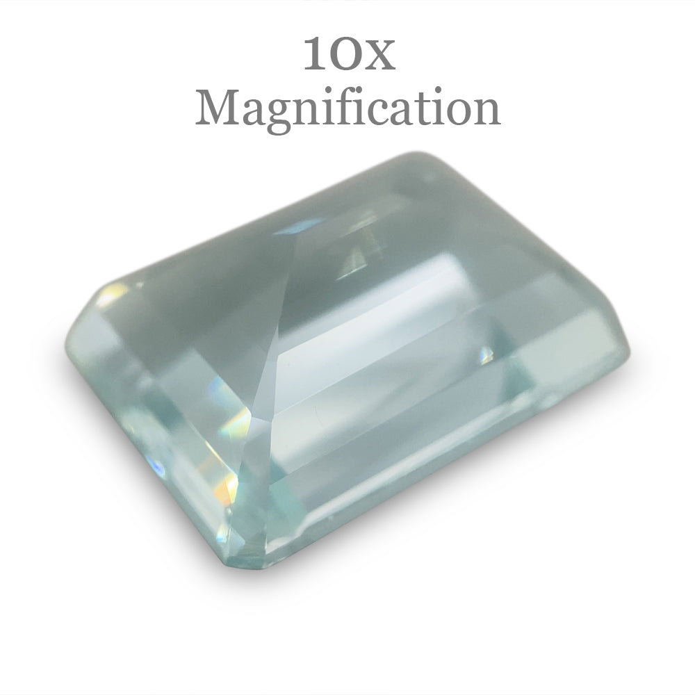 11.54ct Octagonal/Emerald Cut  Aquamarine GIA Certified - Skyjems Wholesale Gemstones