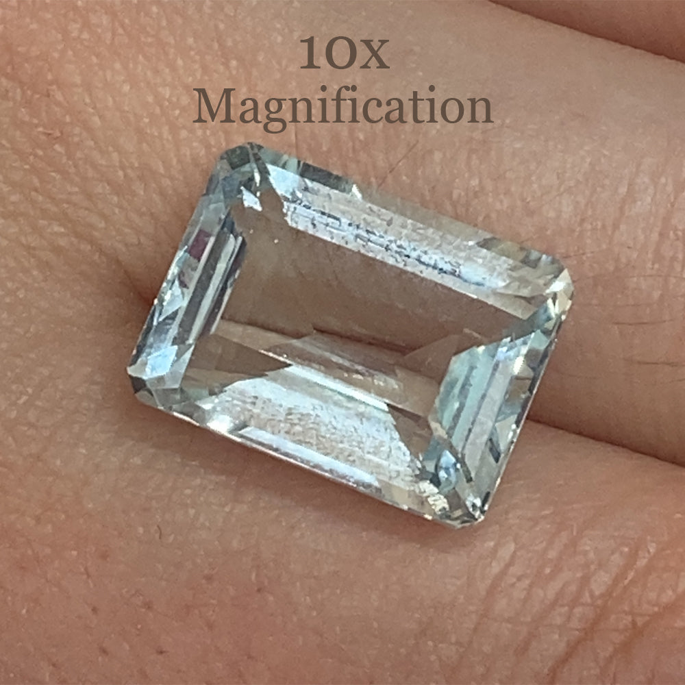 11.54ct Octagonal/Emerald Cut  Aquamarine GIA Certified - Skyjems Wholesale Gemstones