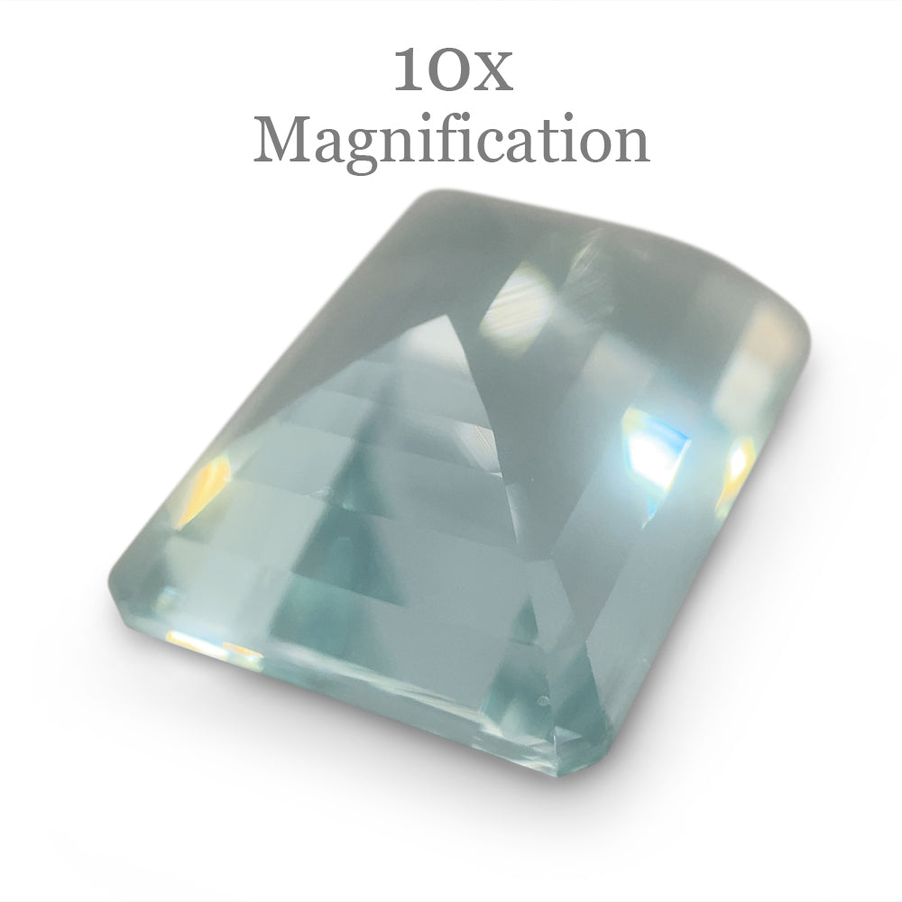 11.54ct Octagonal/Emerald Cut  Aquamarine GIA Certified - Skyjems Wholesale Gemstones