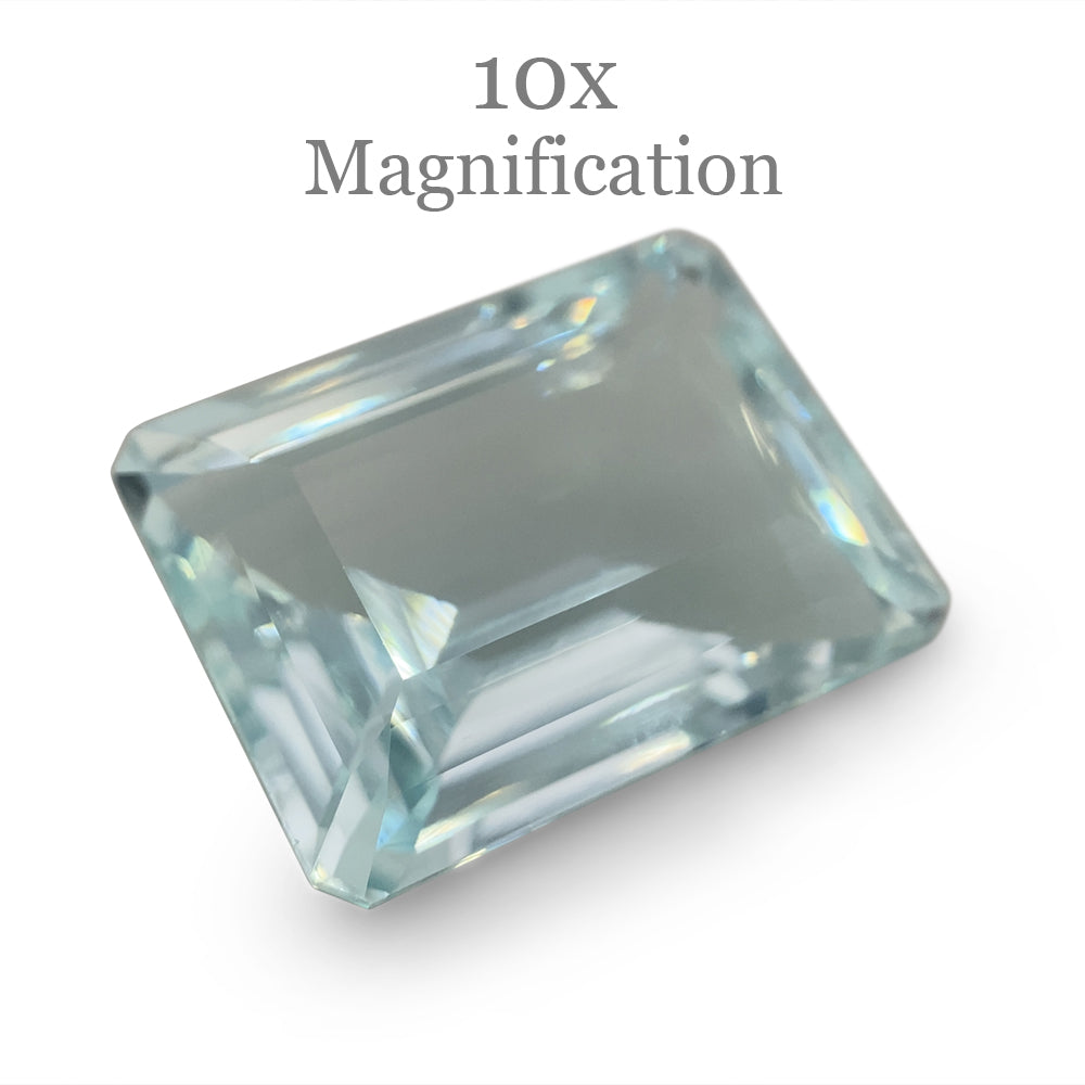 11.54ct Octagonal/Emerald Cut  Aquamarine GIA Certified - Skyjems Wholesale Gemstones