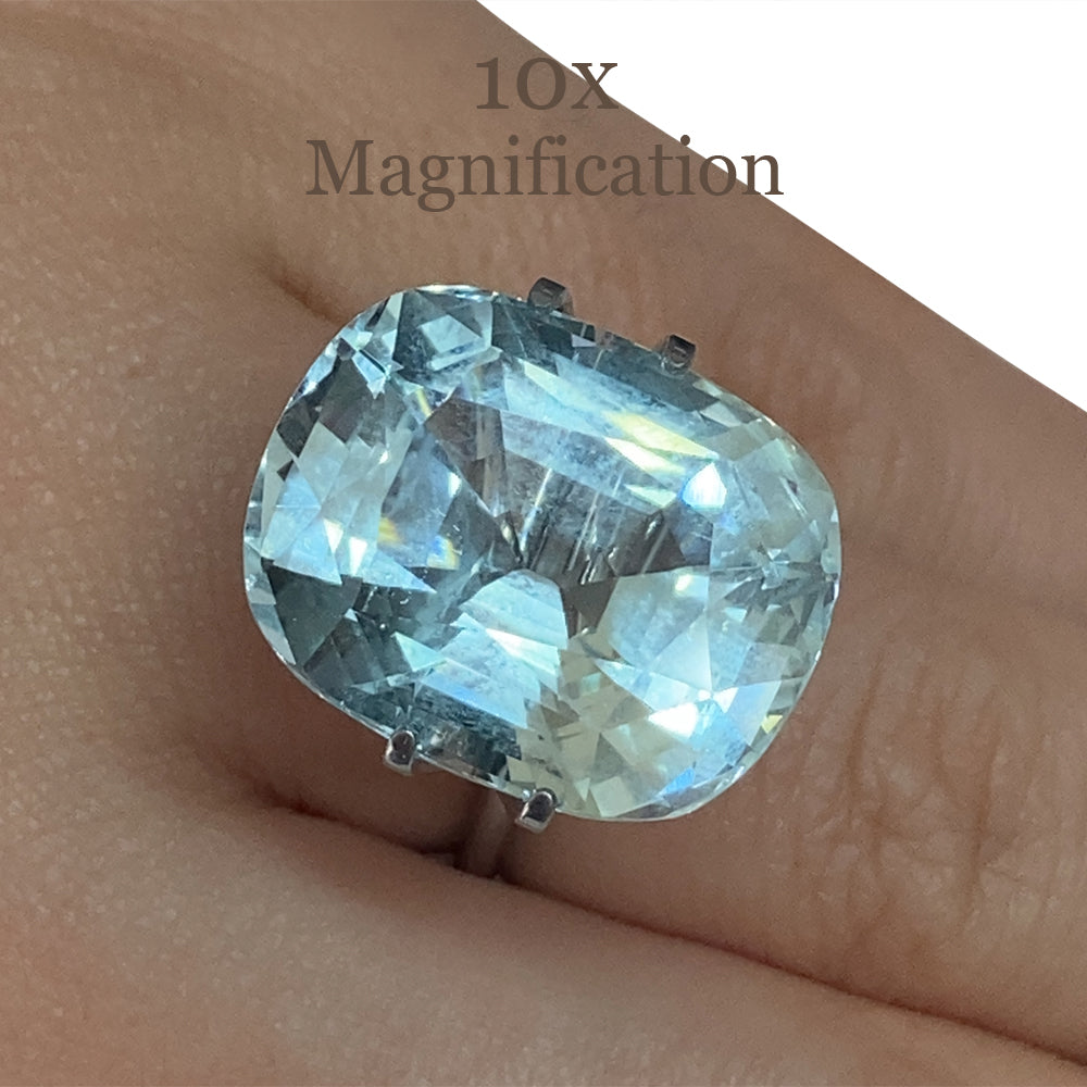 20.29ct Cushion Aquamarine GIA Certified - Skyjems Wholesale Gemstones