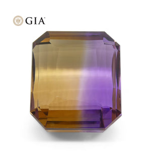 Ametrine 37.67 cts 20.36 x 17.28 x 12.47 mm Octagonal Zoned Purple And Yellow  $1510