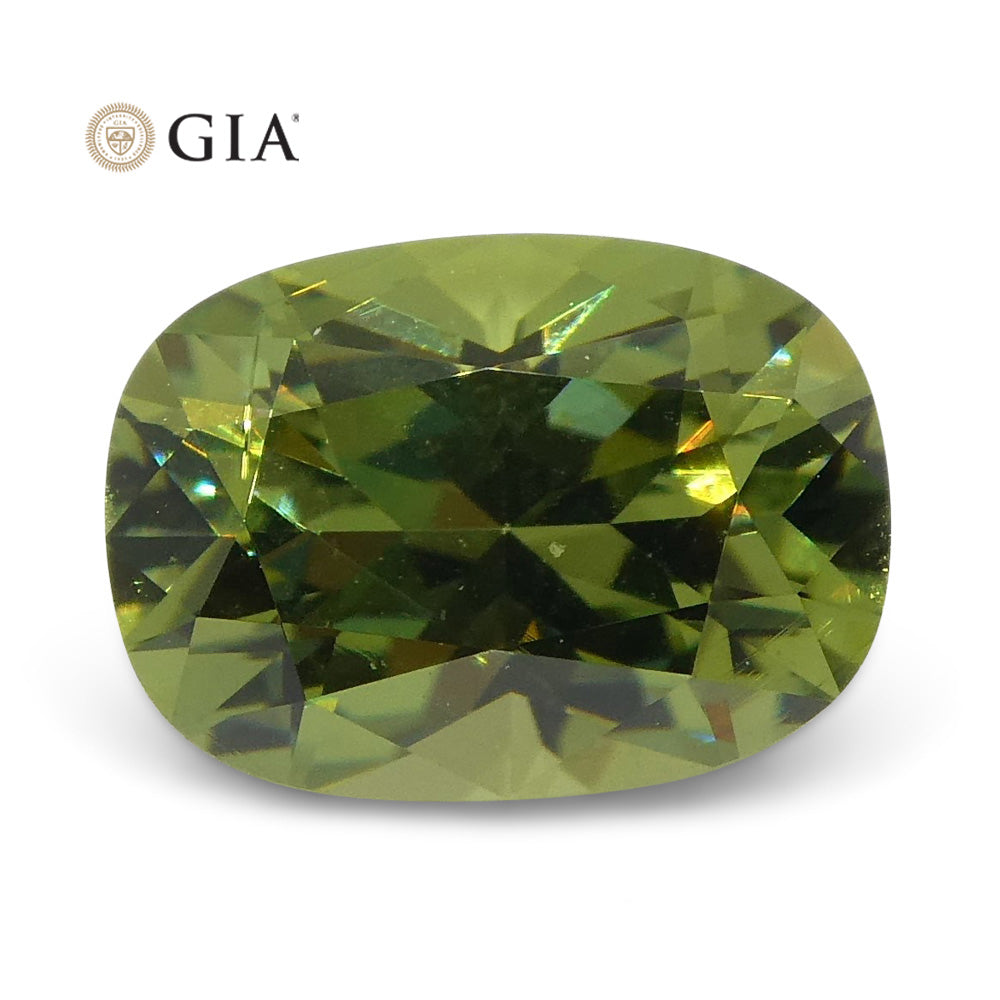 1.08ct Cushion Demantoid Garnet GIA Certified - Skyjems Wholesale Gemstones