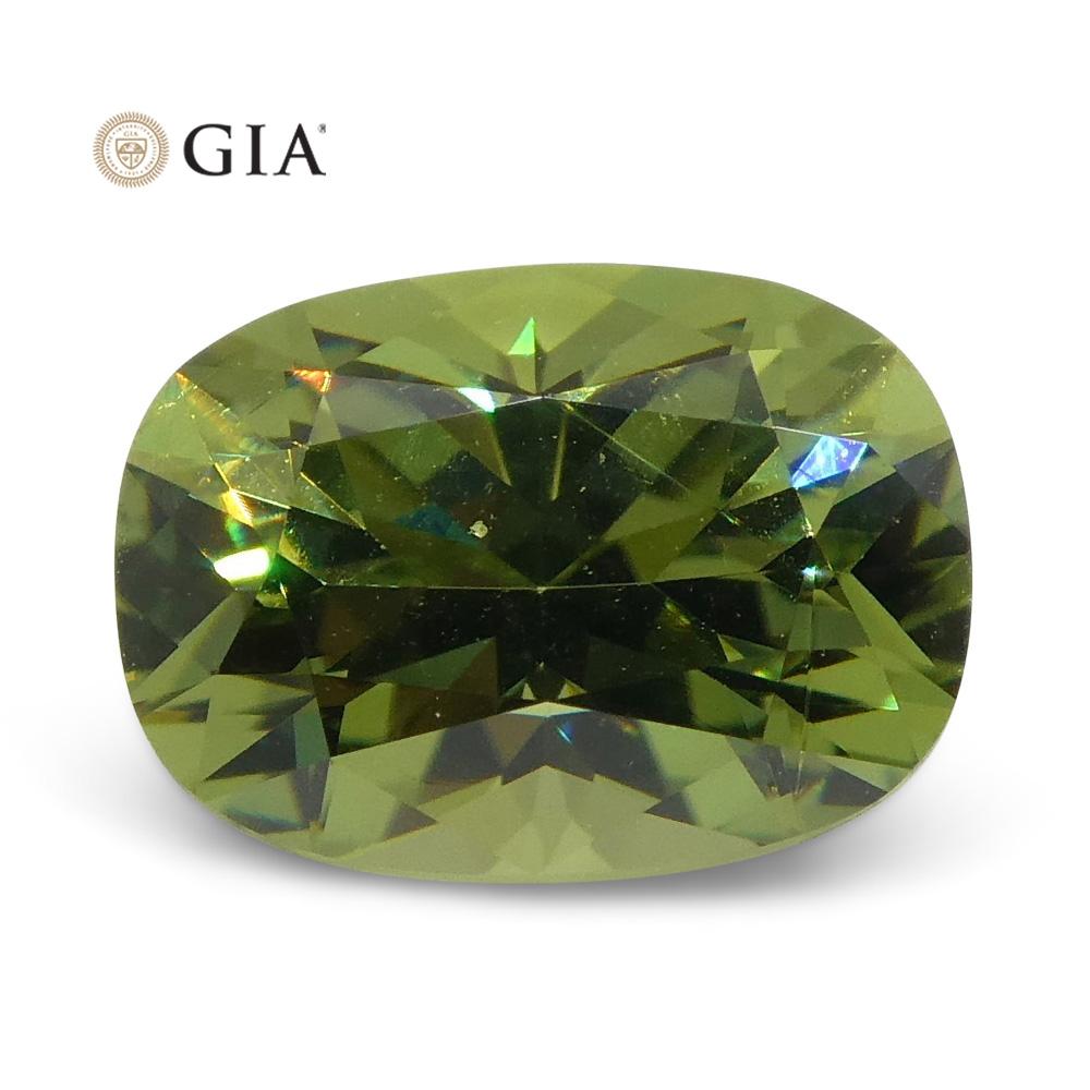 1.08ct Cushion Demantoid Garnet GIA Certified - Skyjems Wholesale Gemstones