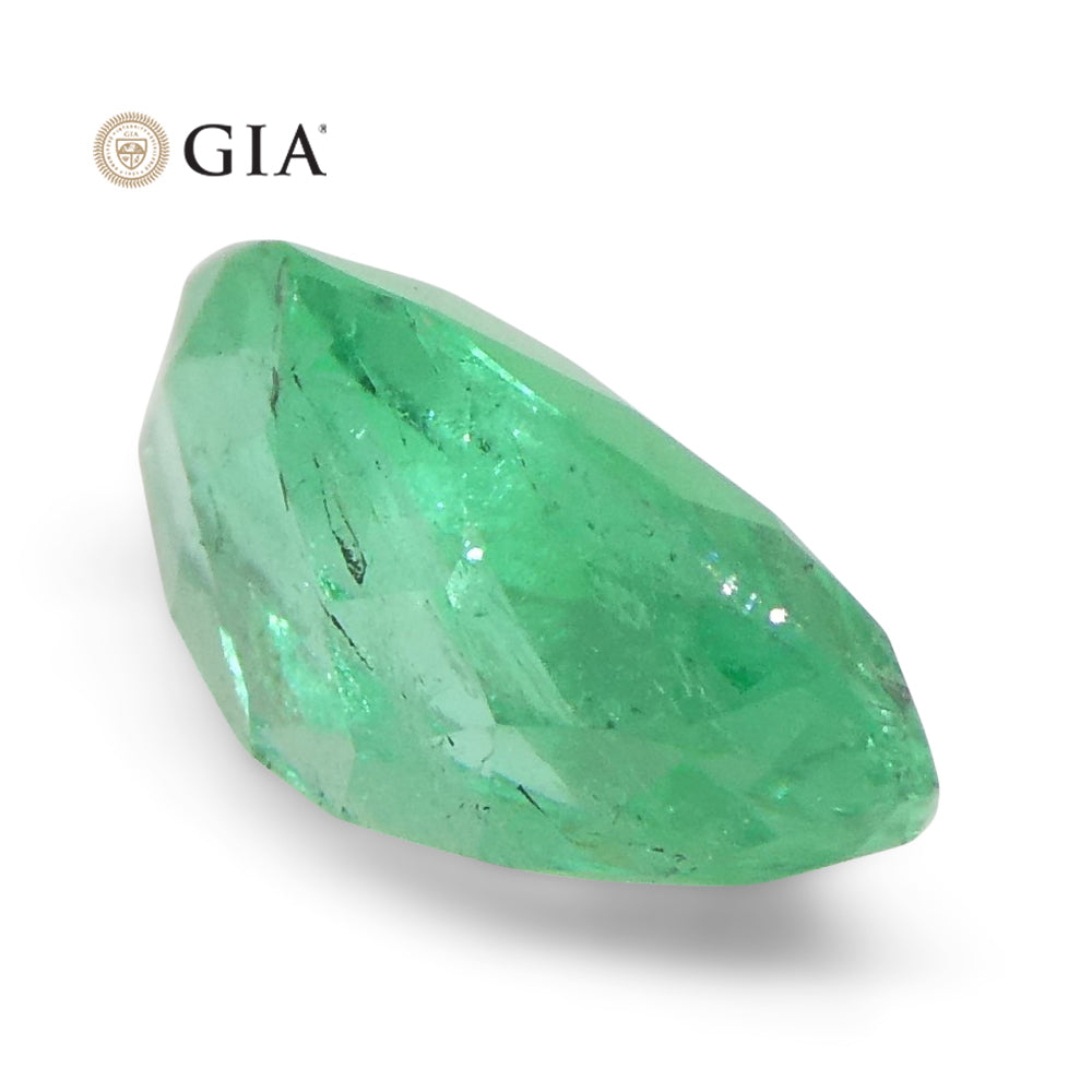 1.4ct Marquise Green Emerald GIA Certified Colombia - Skyjems Wholesale Gemstones