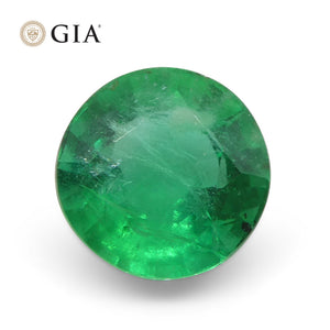 1.91ct Round Green Emerald GIA Certified Brazil - Skyjems Wholesale Gemstones