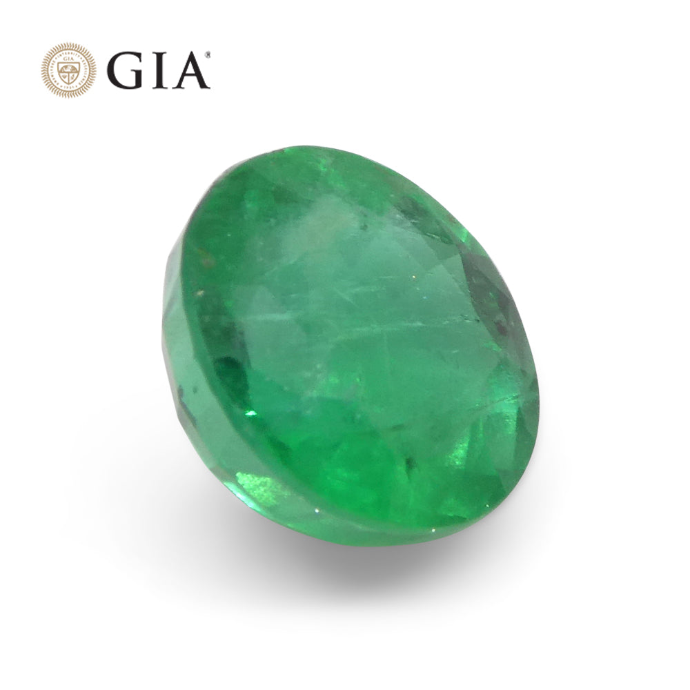 1.91ct Round Green Emerald GIA Certified Brazil - Skyjems Wholesale Gemstones