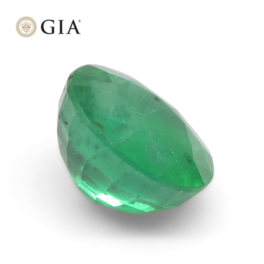 1.91ct Round Green Emerald GIA Certified Brazil - Skyjems Wholesale Gemstones