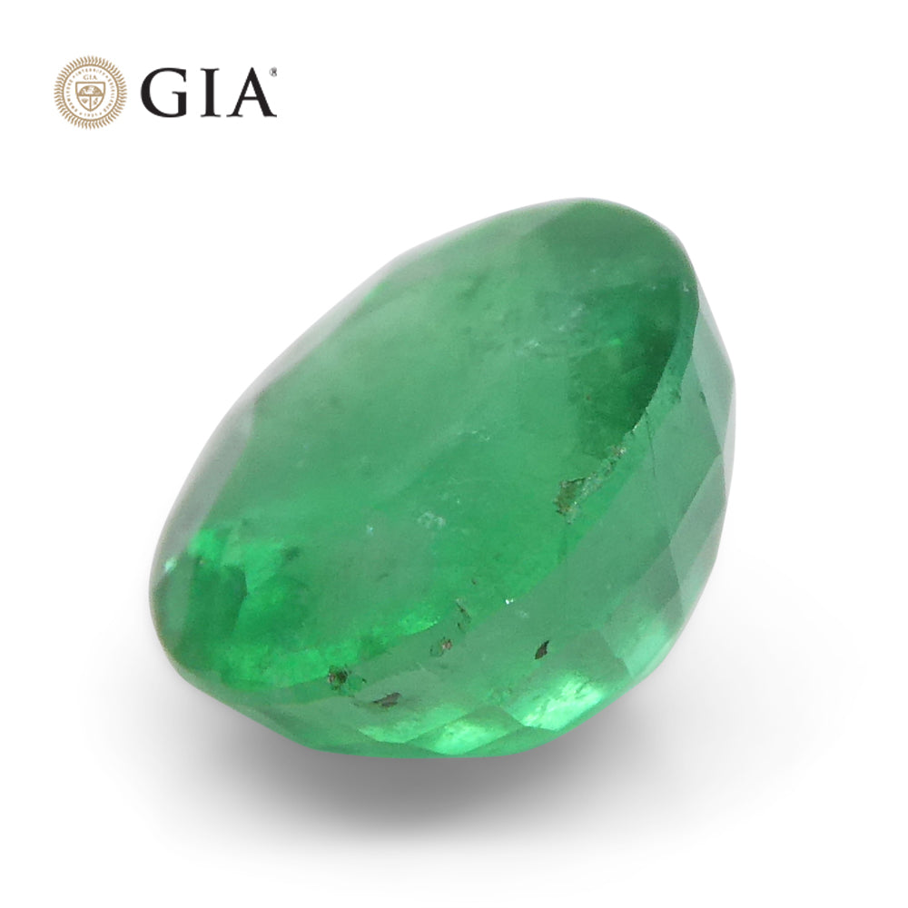 1.91ct Round Green Emerald GIA Certified Brazil - Skyjems Wholesale Gemstones