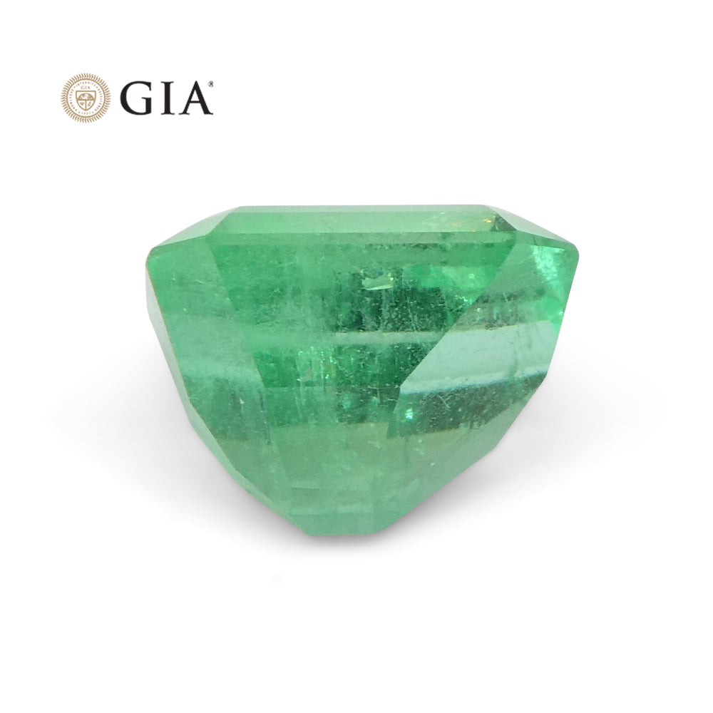 1.55ct Octagonal/Emerald Cut Green Emerald GIA Certified Colombia - Skyjems Wholesale Gemstones