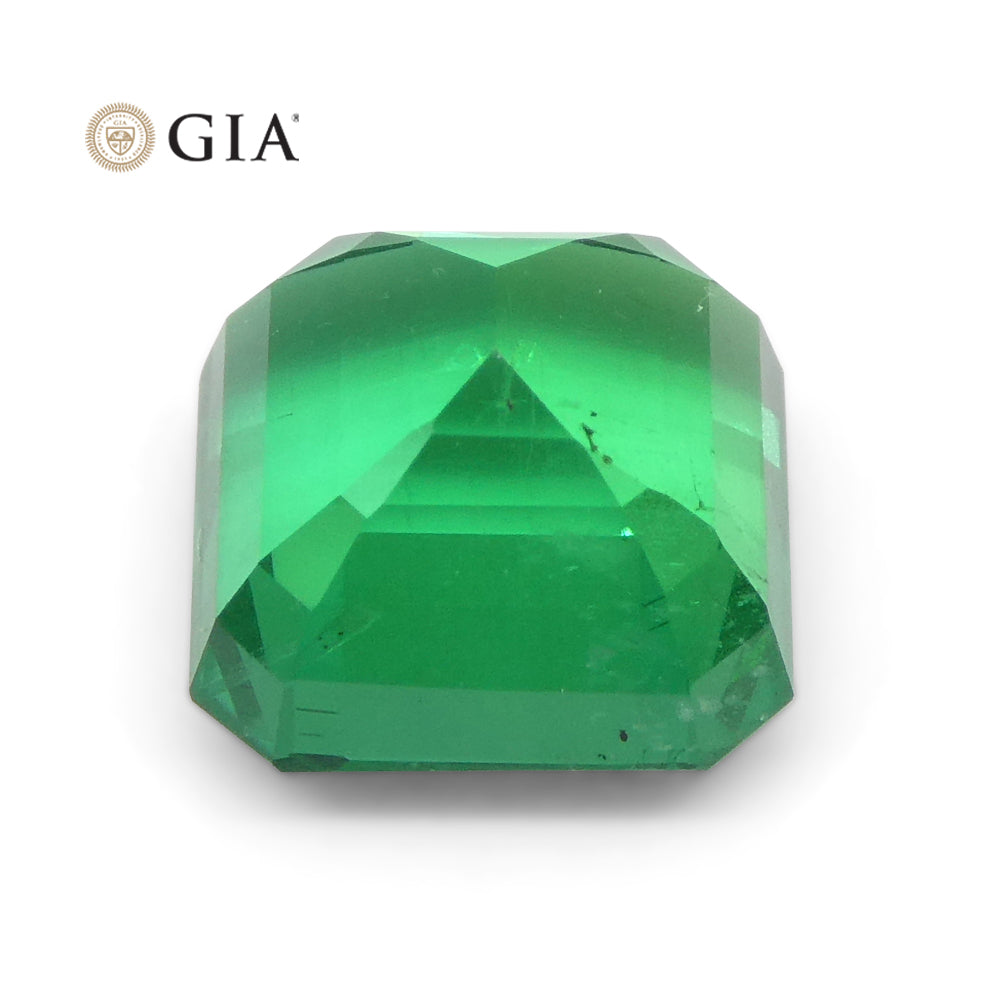 2.08ct Square/Octagonal Green Emerald GIA Certified Zambia - Skyjems Wholesale Gemstones