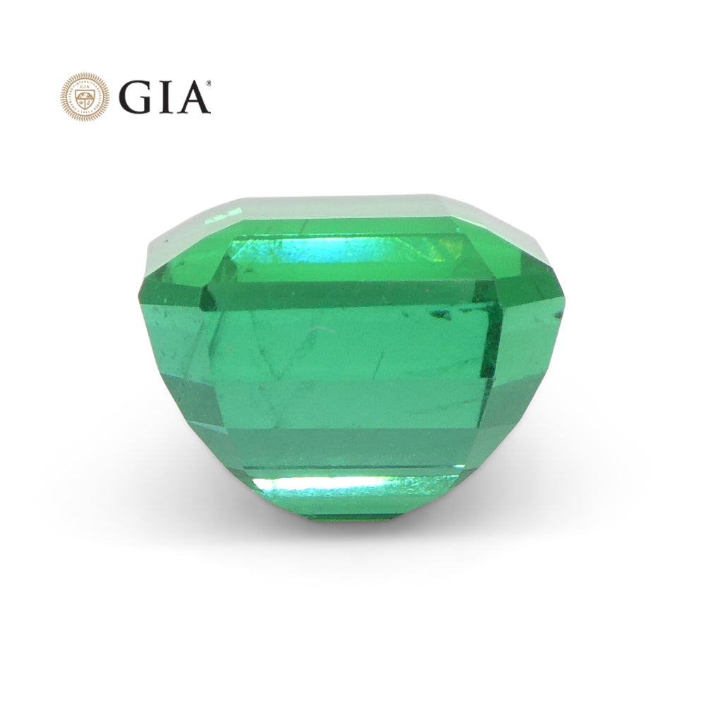 2.08ct Square/Octagonal Green Emerald GIA Certified Zambia - Skyjems Wholesale Gemstones