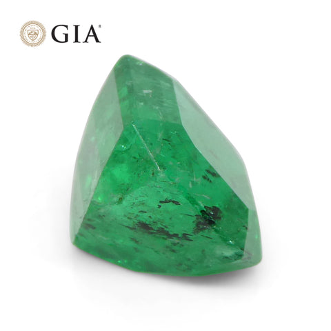 2.56ct Octagonal/Emerald Green Emerald GIA Certified Colombia