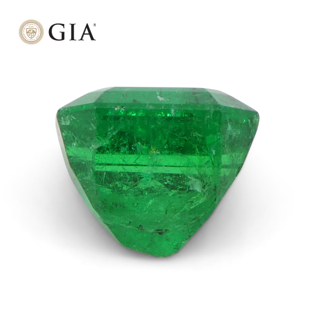 2.56ct Octagonal/Emerald Green Emerald GIA Certified Colombia - Skyjems Wholesale Gemstones