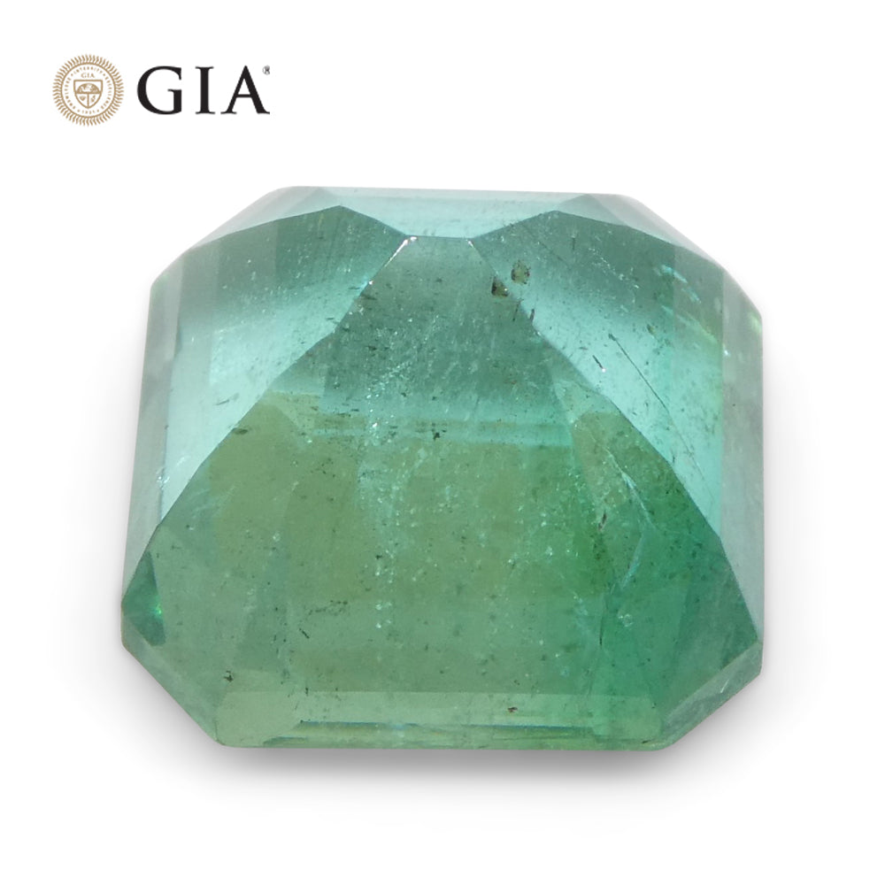 4.01ct Octagonal/Emerald Cut Green Emerald GIA Certified Zambia - Skyjems Wholesale Gemstones