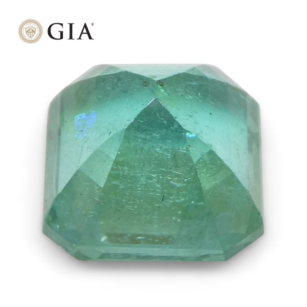 4.01ct Octagonal/Emerald Cut Green Emerald GIA Certified Zambia - Skyjems Wholesale Gemstones